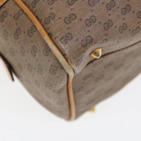 GUCCI Micro GG Supreme Hand Bag PVC Leather Beige 002 58 4422 Auth yk10311 - Picture 10 of 16